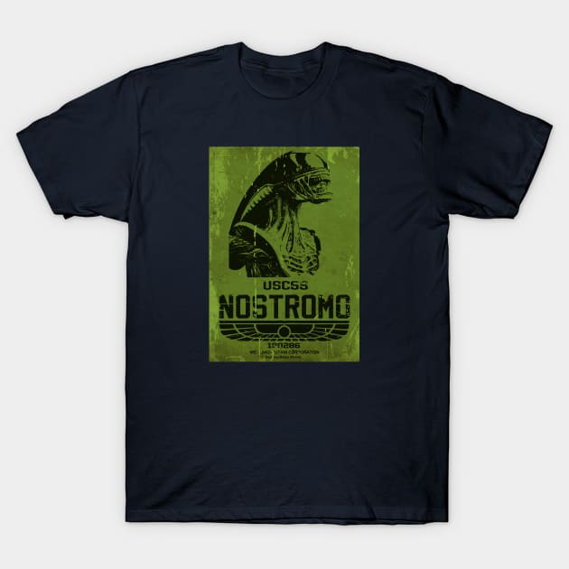 Nostromo Xenomorph T-Shirt by CTShirts